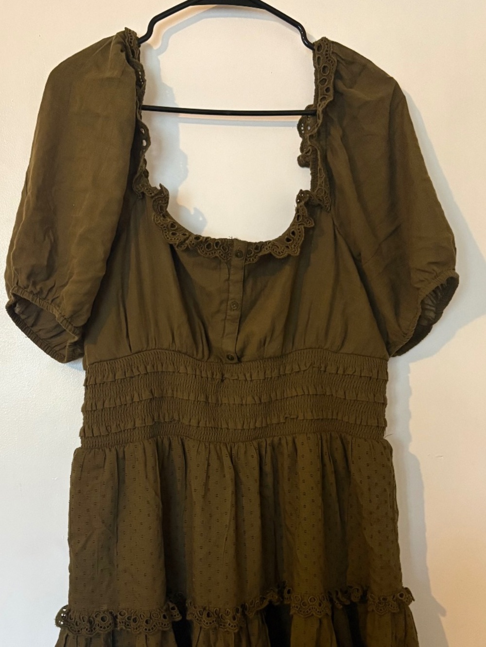 American Eagle ruffle mini dress